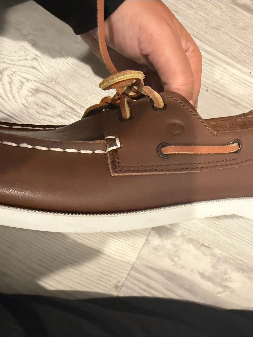 Sperry Authentic Original 2-Eye Leather Boat Shoe 4M